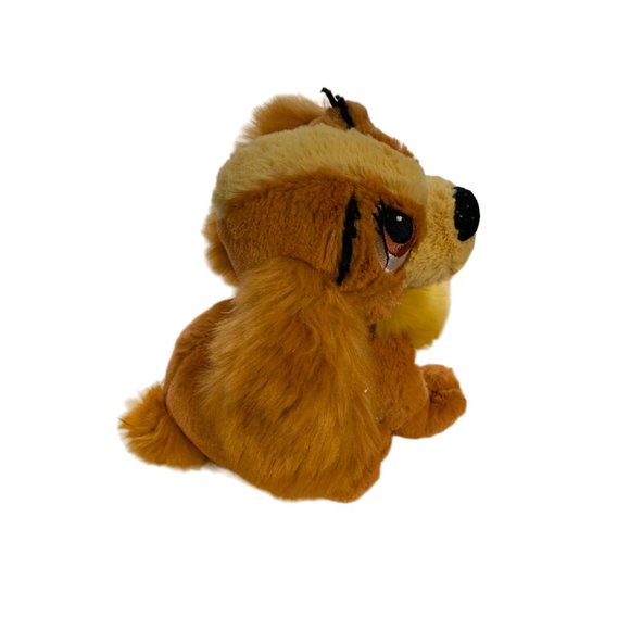 DIsney lady and the tramp plush dog Cocker spaniel Stuffed Animal Puppy Toy 8 in - Picture 4 of 5